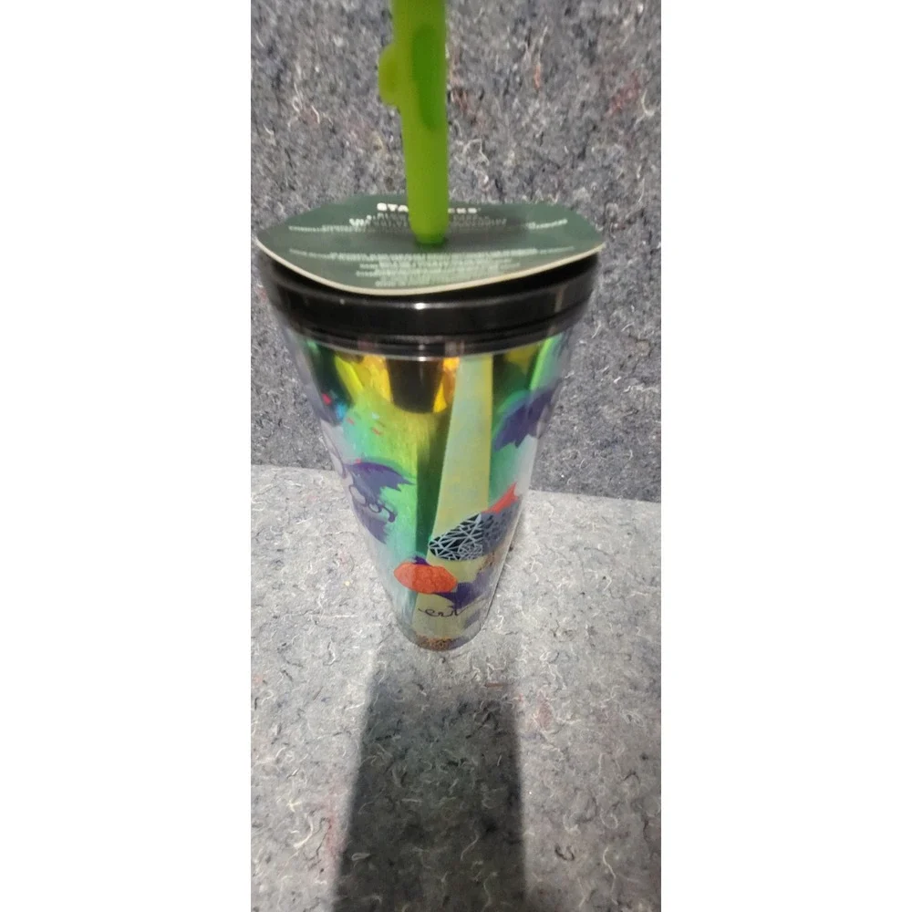 Starbucks 2024 Limited Edition‎ UFO Theme Mushroom Top Tumbler Glow In The Dark